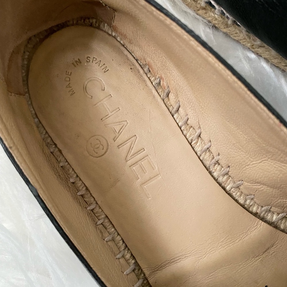 Black Chanel Espadrilles - SOLD - Picture 7 of 12